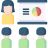 Training session icon representing workforce transformation
